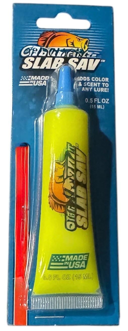 Leland's Slab Sav Fishing Lure Scent Additive, 0.5 FL OZ, Adds Color & Scent