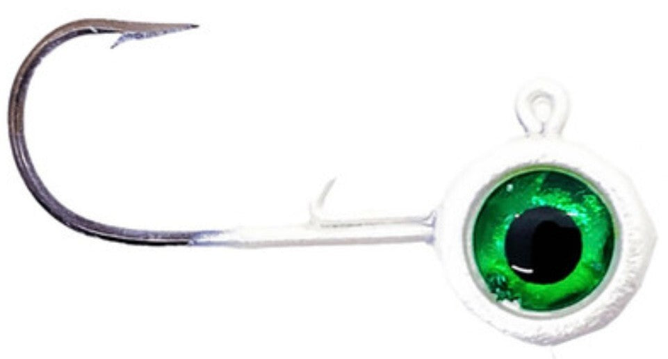 ACC Crappie Big Eye Jig Heads ~ Choose Color & Size ~ 8 Pack