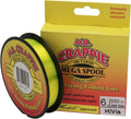 Lew's Mr. Crappie Filler Spool Hi-Vis Fishing Line, 6 lb Tested, Low Memory