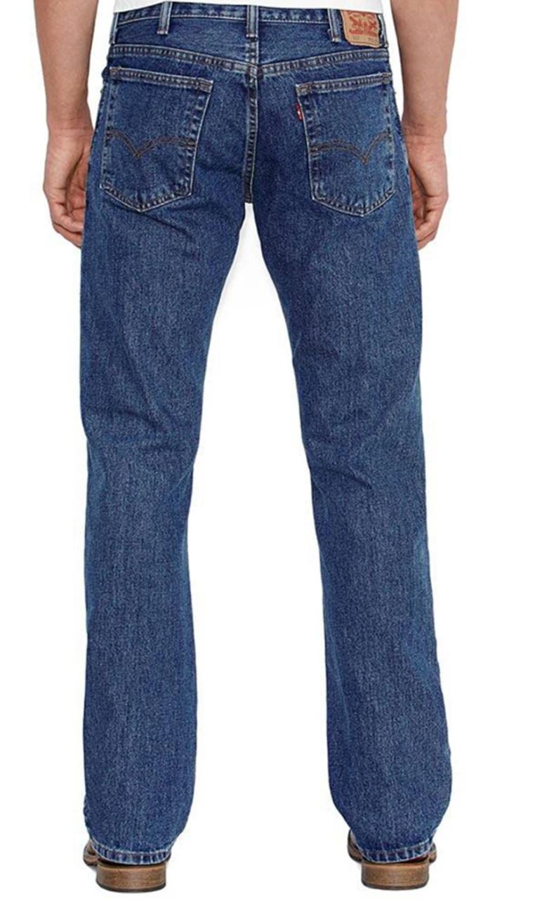 Levi's Men's 517 Medium Wash Bootcut Denim Jeans Sit At Waist ~ Choose Size
