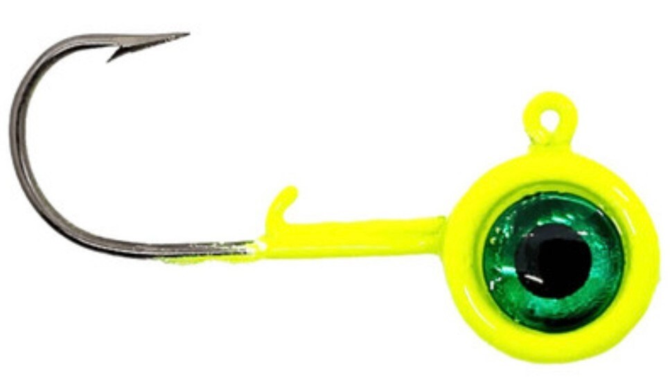 ACC Crappie Big Eye Jig Heads ~ Choose Color & Size ~ 8 Pack