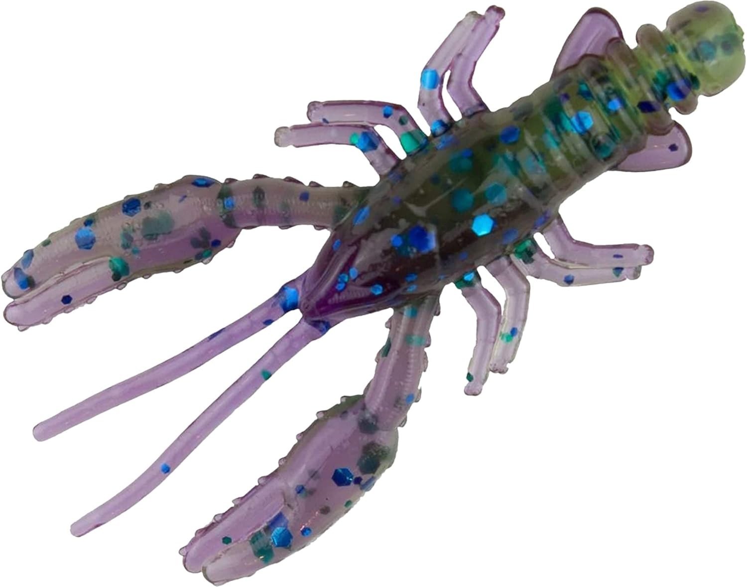 Leland's Trout Slayer Crawfish 4 Bodies & 2 Hooks Per Pack - Huckleberry